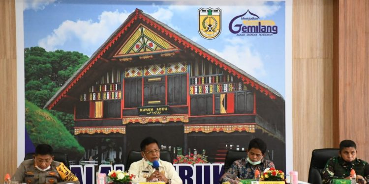 Forkopimda Perketat Penegakan Syariat Islam dan Pelaksanaan Prokes