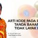Arti Kode Pada Buah Dan Tanda Bahan Pangan Tidak Layak Konsumsi