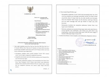 Masuk Aceh, Wajib  Memiliki Surat Keterangan Rapid Test Antigen-Swap PCR