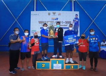 Pemko Banda Aceh Kampiun Tennis Wali Kota Cup I 2021