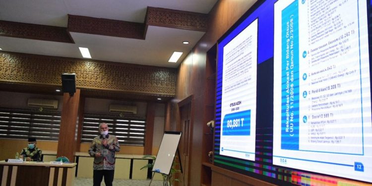 Pemerintah Aceh Luncurkan Buku Dana Otsus Abadi