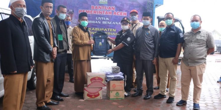 Banjir Bandang dan Longsor Landa Bener Meriah, Pemerintah Aceh Salurkan Bantuan