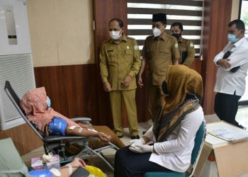Aksi Donor Darah Rutin ASN Pemerintah Aceh Tahun 2021 Dimulai