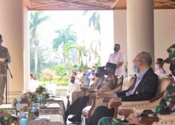 Budayakan Pemakaian Masker, Gubernur Aceh Lepas Rombongan Gemas Tahap 2