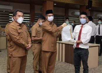 9.499 Tenaga Kontrak Pemerintah Aceh 2021 Ikrarkan Sumpah