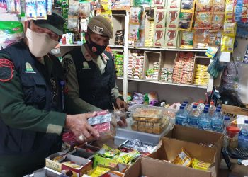 Satpol PP dan WH Aceh Bersama Bea Cukai Sita 504 Bungkus Rokok Ilegal