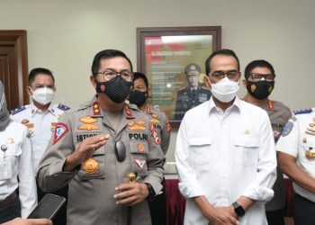 Bahas Larangan Mudik Bareng Menhub, Kakorlantas Siapkan 333 Titik Penyekatan