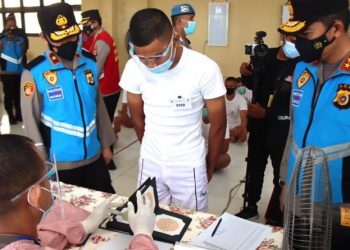 Kapolda Aceh Cek Pelaksanaan Pemeriksaan Kesehatan Calon Bintara Polri