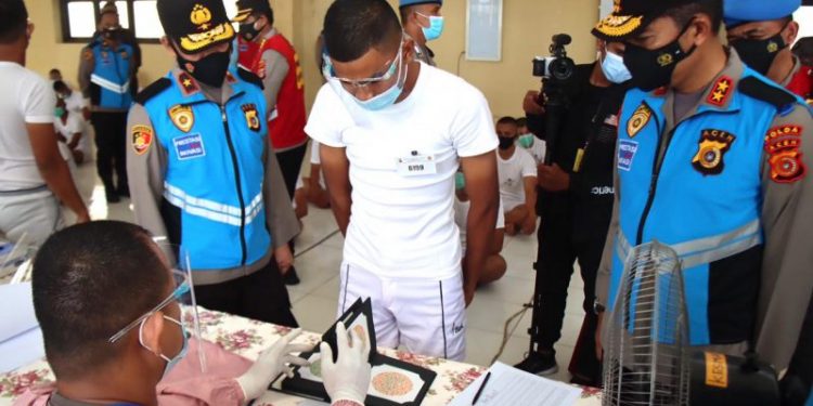 Kapolda Aceh Cek Pelaksanaan Pemeriksaan Kesehatan Calon Bintara Polri