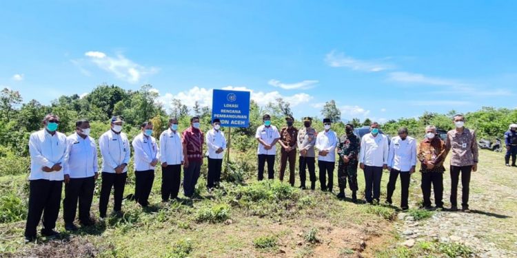 Pembangunan kampus Institut Pendidikan Dalam Negeri (IPDN) Regional Aceh Tinggal Menunggu AMPRES.