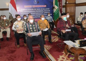 Kasus Covid 19 Meningkat, Gubernur Aceh Minta Kepala Daerah Perkuat Pelaksanaan PPKM Mikro