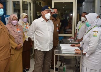 Sekda Aceh dr. Taqwallah, M. Kes Pantau Pelayanan Kesehatan di RSUDZA