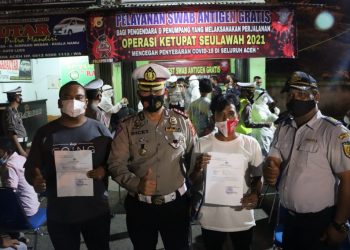 Masuk ke Aceh Wajib Bawa Surat Swab Antigen