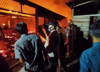 Puluhan Kios Rata Dengan Tanah Setelah Di Lalap Sijago Merah di Kecamatan Tamiang Hulu