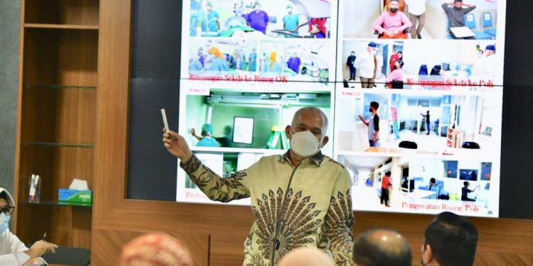 Sekda Ingatkan Para Kepala Ruangan RSUDZA Tingkatkan Pelayanan Terhadap Pasien