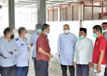 Terkait Pemindahan Para Pedagang, Sekda Kota Tinjau Pasar Al-Mahirah Lamdingin