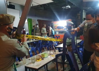 Langgar Perwal Kota Banda Aceh, 12 Warung Kopi Kembali Disegel Satgas Covid-19