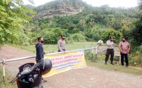 Cegah Penyebaran Covid-19, Lokasi Wisata di Aceh Besar Ditutup