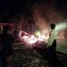 Satu Unit Rumah di Kampung Seni Antara Bener Meriah di Lalap Api