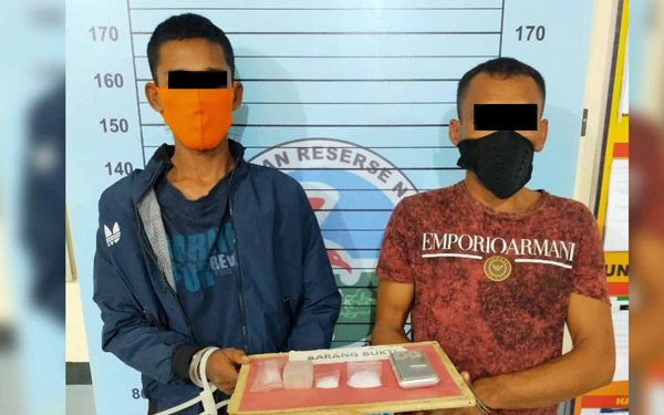 Pengembangan Kasus Sabu Janda Muda, Dua Pria diangkut ke Polres Aceh Utara