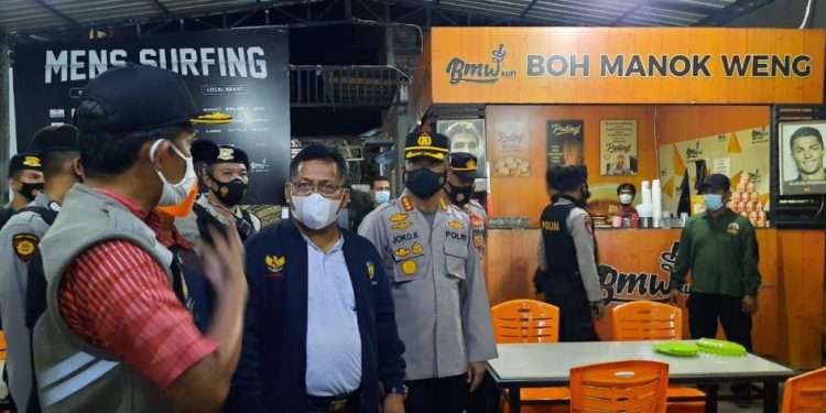 Cegah dan Kendalikan Covid-19, Forkopimda Banda Aceh Gelar Razia Prokes di Warkop