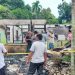 Rumah dan Toko Kelontong Milik IRT di Langkahan Terbakar