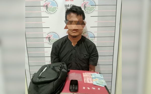 Satnarkoba Polres Nagan Raya Berhasil Mengamankan Pelaku Penyalahgunaan Narkotika Jenis Shabu