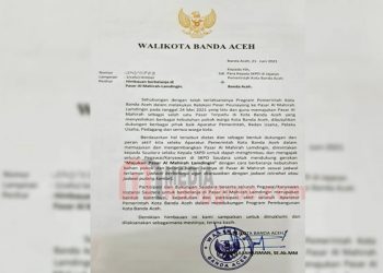 Wali Kota Banda Aceh Himbau  ASN Pemko untuk Belanja di Pasar Al Mahira Lamdigin
