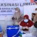 Ketua TP PKK Aceh Luncurkan Gebyar Vaksinasi Lansia