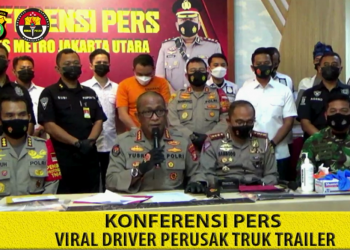 Polisi Menangkap Pengemudi Pajero Pelaku Penganiayaan Sopir dan Perusakan Kaca Truk Kontainer