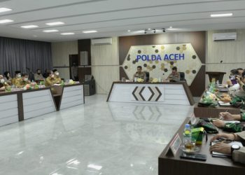 Kasus Positif Covid-19 Meningkat, Kapolda Gelar Rakor dengan Satgas Covid-19 Aceh