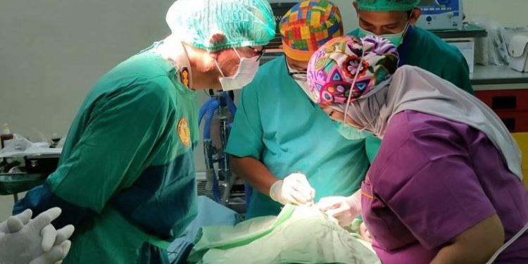 Polda Aceh Gelar Operasi Bibir Sumbing Secara Gratis