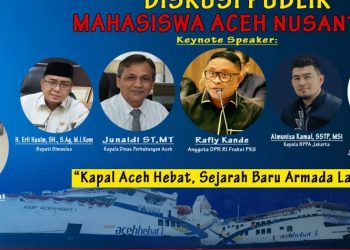 Tokoh Muda Aceh di Jakarta Apresiasi Kehadiran Kapal Aceh Hebat