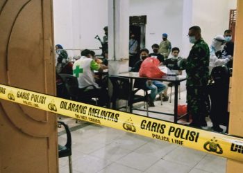 Tak Patuh PPKM, Tim Gabungan Kembali Segel Tiga Warkop di Lhoksemawe