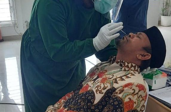 Mawardi Ali Swab Rutin Hasilnya Negatif