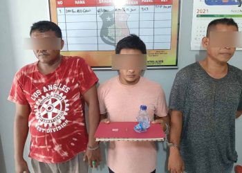 Tiga Pria Lagi Asyik Nyabu di Rumah Kosong Ditangkap Polisi