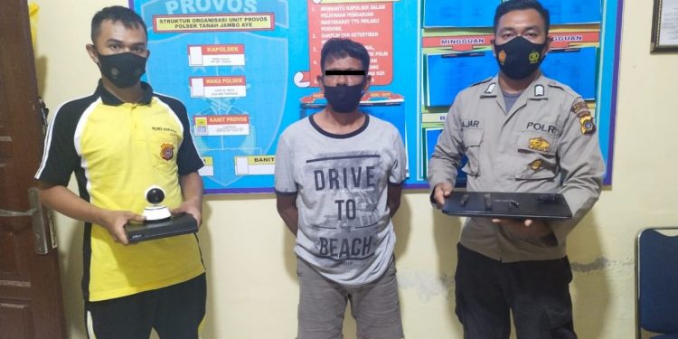 Bobol Toko Hijab, Seorang Pemuda Diamankan Polres Aceh Utara