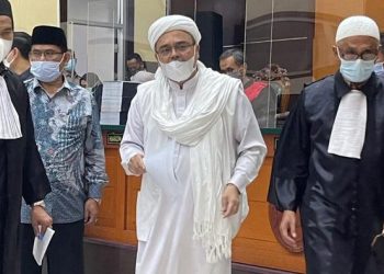 Habib Rizieq Shihab (HRS) Divonis 4 Tahun Penjara, Menyebarkan Berita Hoax Terkait Hasil Tes Swab  Kasus RS Ummi