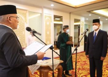 Sekda Aceh Lantik Azhari Menjadi Kepala BPKA