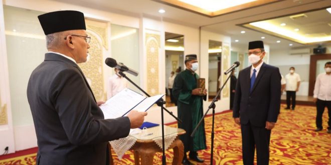 Sekda Aceh Lantik Azhari Menjadi Kepala BPKA