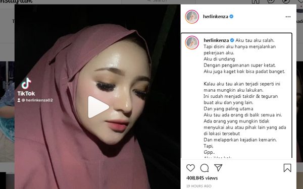 Herlin Kenza : Aku Tau Aku Salah, Tapi Disini Aku Hanya Menjalankan Pekerjaanku