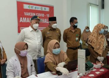 Sekda Aceh : Pemerintah Sedang Fokus Menyukseskan Vaksinasi Massal