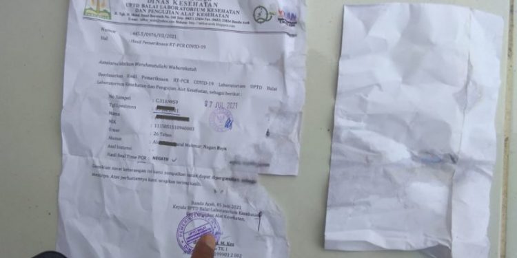 Pemalsuan Surat PCR, Seorang Penumpang Batik Air di Amankan
