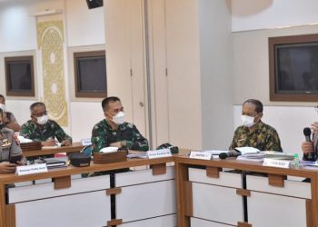 Satgas Covid Aceh Bahas Ingub Tentang PPKM Level IV