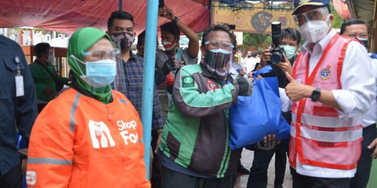Kemenhub Berikan Bantuan kepada Ojek Online