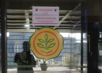 Sempat Disegel Kantor Kementan oleh Satgas Covid-19 DKI Jakarta, Stiker lockdown Dilepas Lagi
