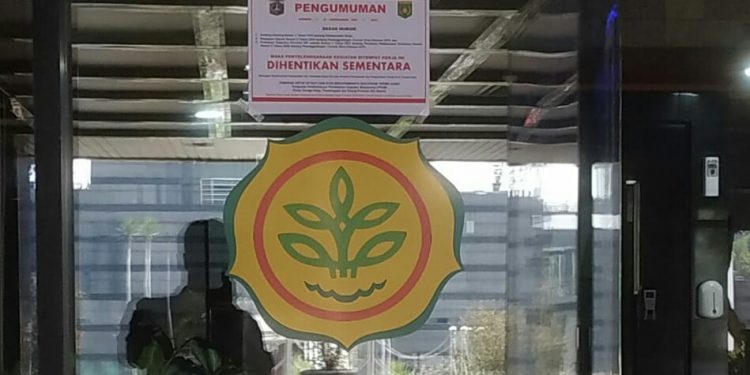 Sempat Disegel Kantor Kementan oleh Satgas Covid-19 DKI Jakarta, Stiker lockdown Dilepas Lagi