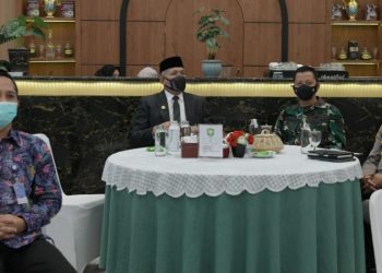 Gubernur Pimpin Rapat Koordinasi Satgas Penanganan Covid-19 Aceh di Kodam Iskandar Muda