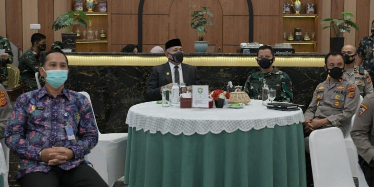 Gubernur Pimpin Rapat Koordinasi Satgas Penanganan Covid-19 Aceh di Kodam Iskandar Muda