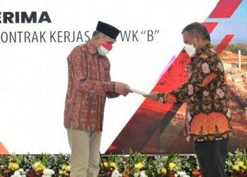 Gubernur Aceh Terima Penyerahan Kontrak Kerjasama Blok B